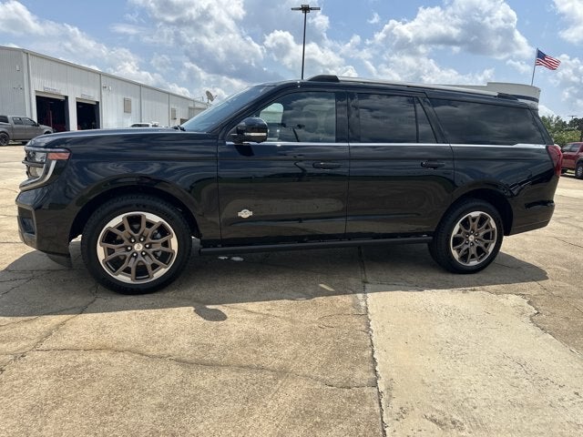 2026 Ford Expedition Max MAX King Ranch in Black — front three-quarter view