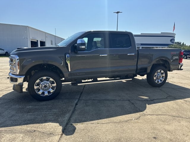 2026 Ford Super Duty F-250 Lariat in Marsh Gray — front three-quarter view
