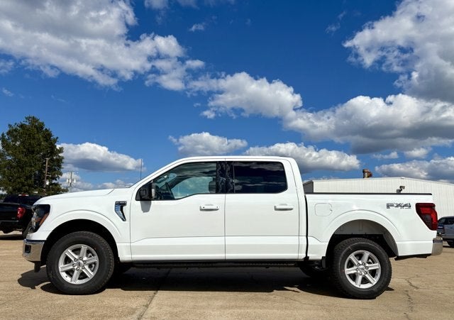 2026 Ford F-150 XLT in Oxford White — front three-quarter view