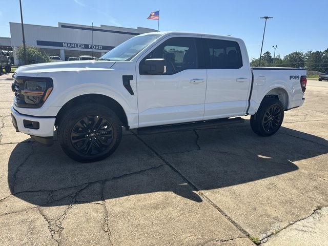 2026 Ford F-150 XLT in Oxford White — front three-quarter view