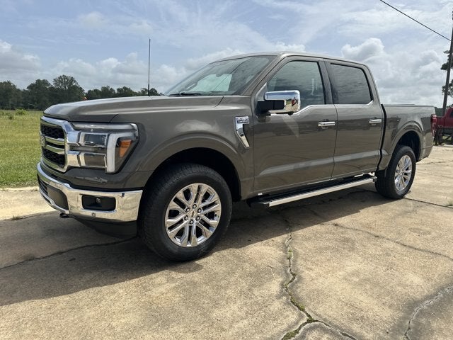 2026 Ford F-150 Lariat in Marsh Gray — front three-quarter view