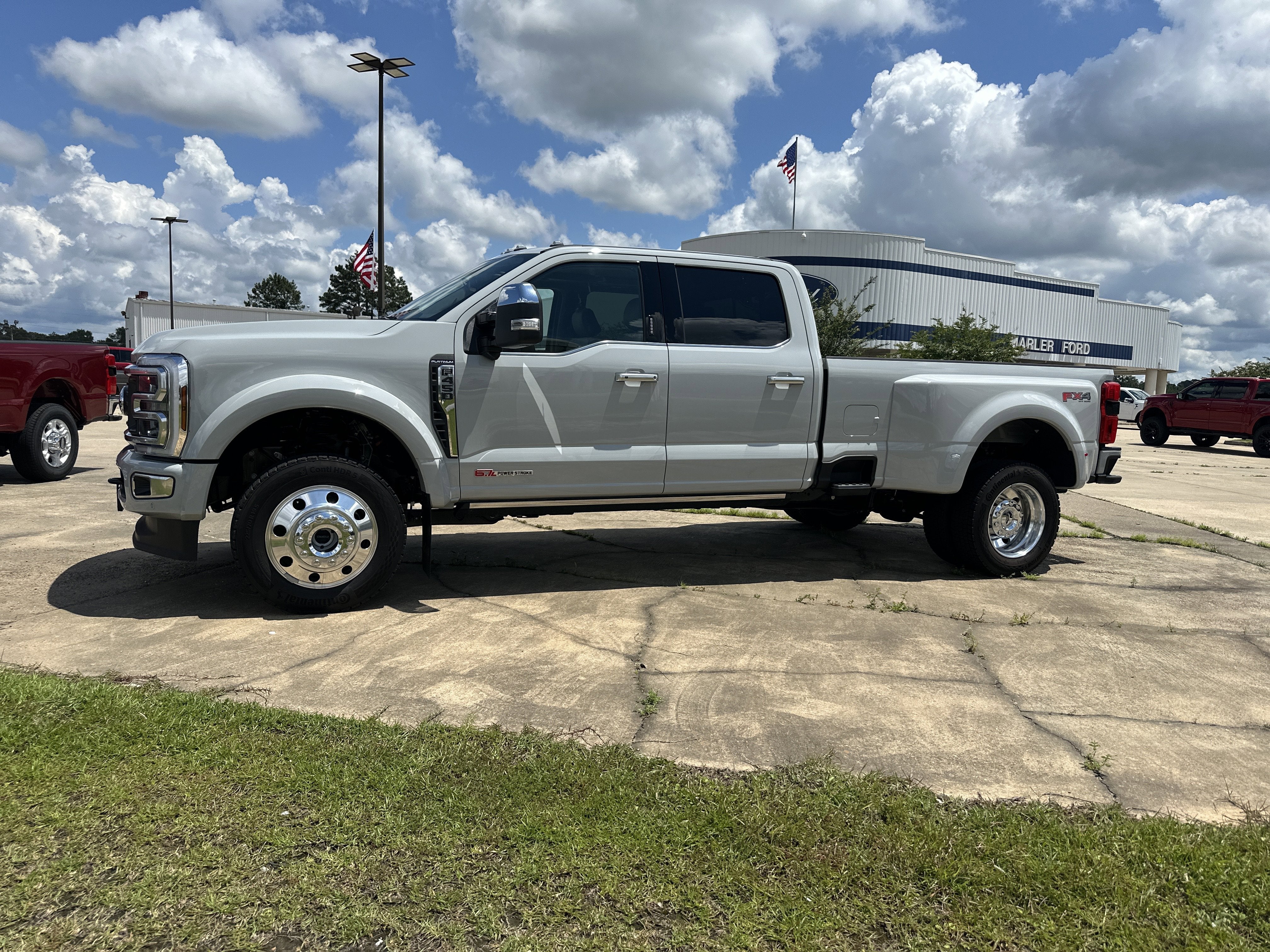 2026 Ford F-450 Base in Gray — front three-quarter view